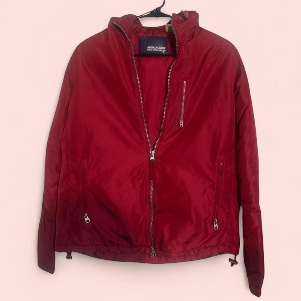 Men’s Y2K Abercrombie Jacket Red Size Small